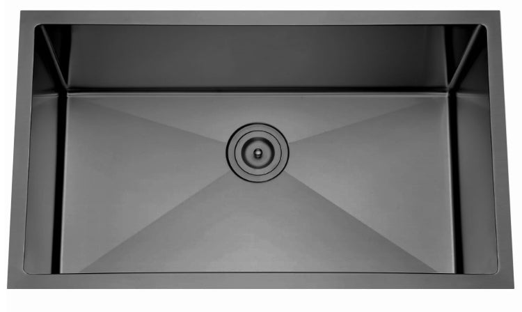 32 × 19 Inch Handmade Single Bowl Stainless Steel Kitchen Sink